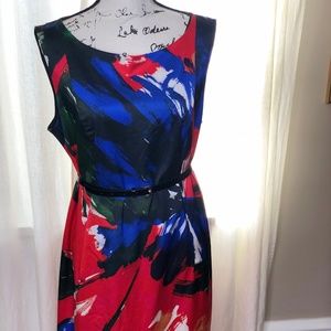 Lafayette 148 New York 'Faith' Print Sheath Dress